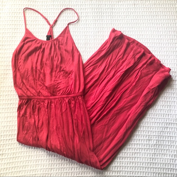 J. Crew Dresses & Skirts - J. Crew red Racerback maxi dress Medium